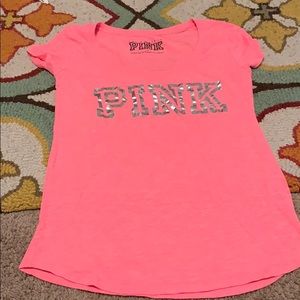 PINK Victoria's Secret Tops - Vs pink tee PINK Victoria's Secret Tops - Vs pink tee